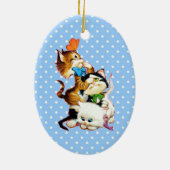 kittens keramisch ornament (Achterkant)