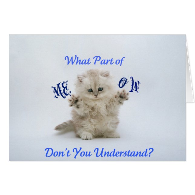 Kittens Meow Attitude (Devant horizontal)