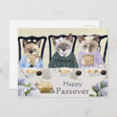 Kittens Passover Briefkaart (Voorkant / Achterkant)
