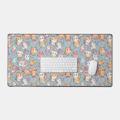 Kittens patroon bureaumat (Keyboard & Muis)