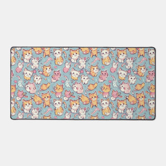 Kittens patroon bureaumat