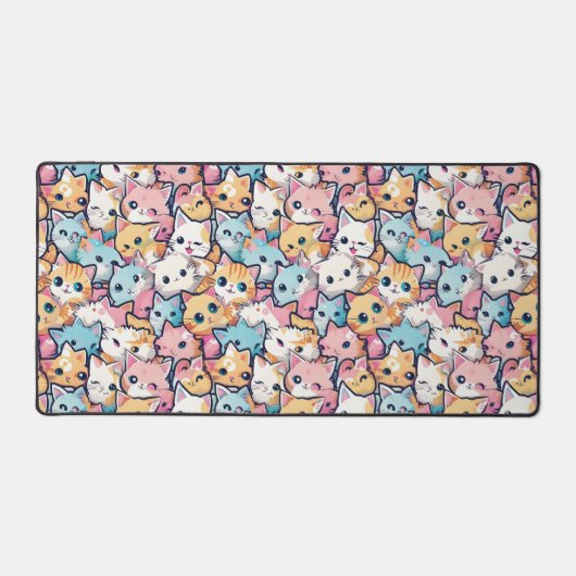 Kittens patroon bureaumat (Voorkant)