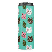 Kittens-patroon voor Cute en Schattige Katten | Thermosbeker (Achterkant)