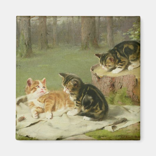 Kittens Pspelen Magneet (Voorkant)