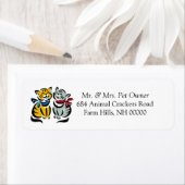 Kittens Return Address Mail Labels Stickers (Insitu)