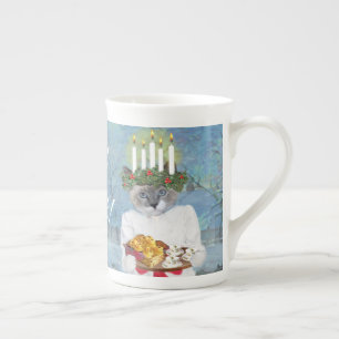Kittens Santa Lucia Tea Cup Porselein Kop