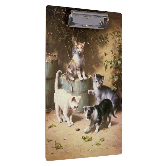 Kittens Spelen met Beetles, Carl Reichert Klembord (Rechts)