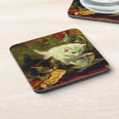 Kittens Tea Party Bier Onderzetter (Linkerzijde)