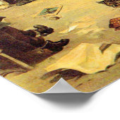 Kittens van een Kat school, Louis Wain Poster (Hoek)