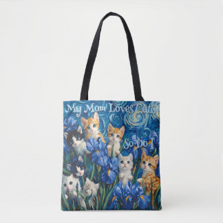 Kittens Van Gogh Style Vibe Esthetische Canvas tas