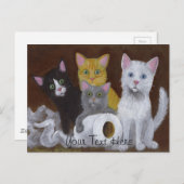 Kittens voor games briefkaart (Voorkant / Achterkant)