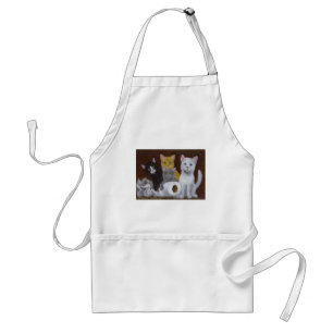 Kittens voor games standaard schort