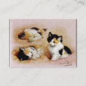 KITTENS wakker worden Visitekaartje (Achterkant)