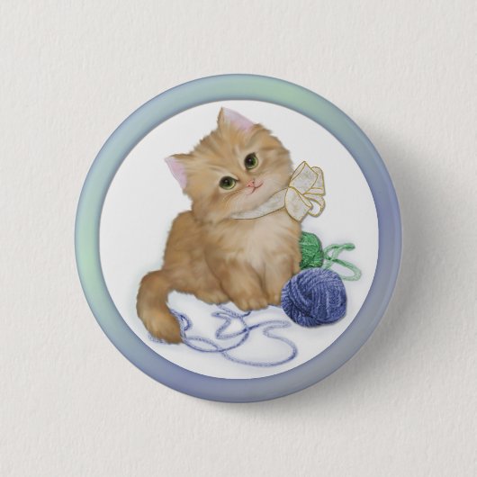 Kittenspel Ronde Button 5,7 Cm (Voorkant)