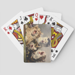 Kittensymfonie door Julius Adam II Pokerkaarten