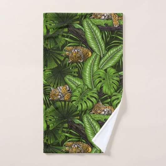 Kittés de la jungle (Serviette à main)