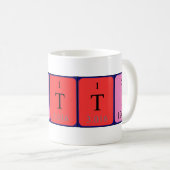 Kitti nom de table périodique mug (Devant droit)