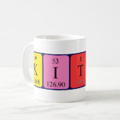 Kitti nom de table périodique mug (Devant gauche)