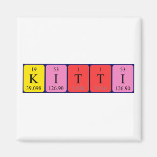 Kitti periodieke tabelnaam magneet