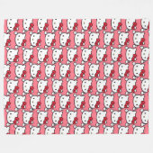 Kittie Fleece Deken (Voorkant (Horizontaal))