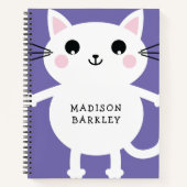 Kittige Kat Cute Notitieboek (Voorkant)