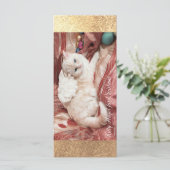 Kitty Angel for Christmas Kaart (Staand voorkant)