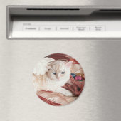 Kitty Angel for Christmas Magneet (Insitu (Vaatwasser))