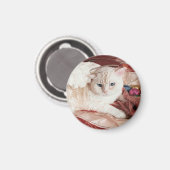 Kitty Angel for Christmas Magneet (Voorkant / Achterkant)