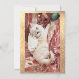 Kitty Angel for Christmas Notitiekaartje