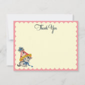 Kitty Anniversaire | Cartes plates de remerciem (Devant)