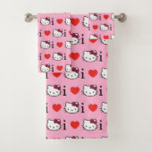 Kitty badhanddoekenset bad handdoek (Insitu)