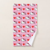 Kitty badhanddoekenset bad handdoek (Handdoek)