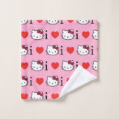 Kitty badhanddoekenset bad handdoek (Wasdoekje)