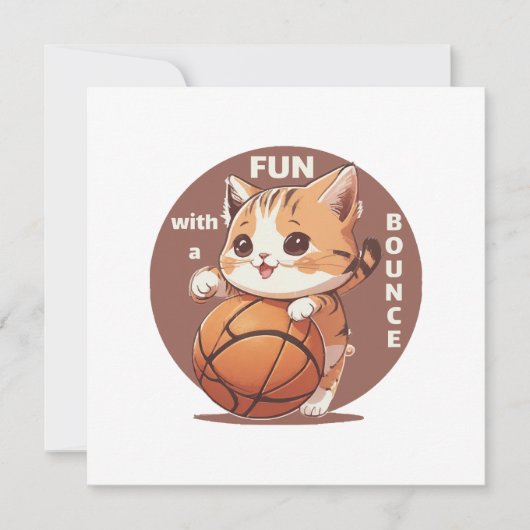 kitty basketbal kaart (Voorkant)
