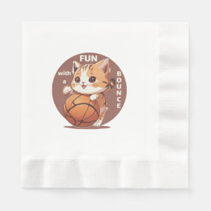 kitty basketbal servet
