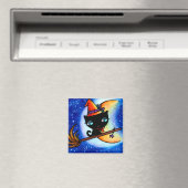 Kitty Bobbin Roule la Voie Lactée Aimant Chat (In Situ (Lave-vaisselle))