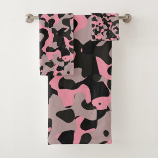 Kitty Camo Bad Handdoek