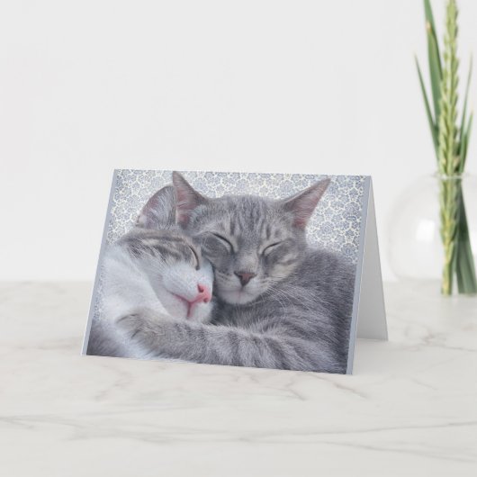 Kitty Carte pour notes Vintage (Devant)