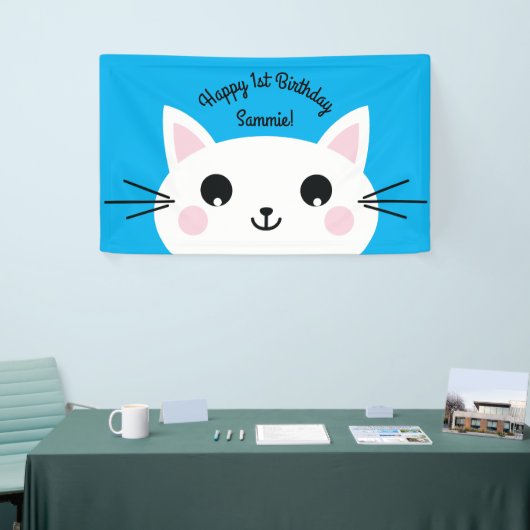 Kitty Cat Birthday Party Kinder Spandoek (Beurs)