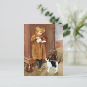 Kitty Cat Briefkaart (Staand voorkant)