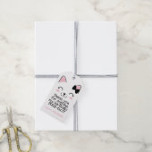Kitty Cat Cadeaulabel (Met Touw)