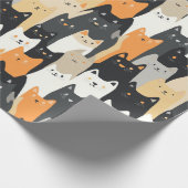 Kitty Cat-camo Cat Camo Inpakpapier (Hoek)