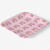 Kitty Cat Celebration Verjaardagspapier Bord (Gebogen)