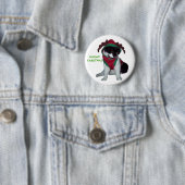 KITTY CAT CHRISTMAS BUTTON (In situ)