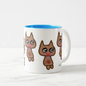 Kitty Cat Coffee Tea Mok (Voorkant rechts)