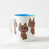 Kitty Cat Coffee Tea Mok (Voorkant links)