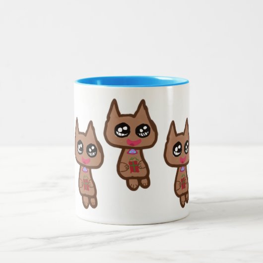 Kitty Cat Coffee Tea Mok (Center)