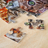 Kitty Cat Collage Legpuzzel (Zijkant)