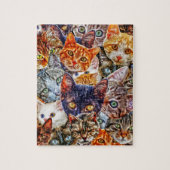 Kitty Cat Collage Legpuzzel (Verticaal)
