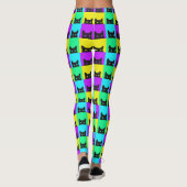 Kitty Cat Colorful Block Leggings (Achterkant)
